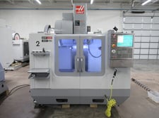 Haas #VF-2, CNC vertical machining center, Probing, 2-Speed Gear Box, 24 automatic tool changer, 4th Axis