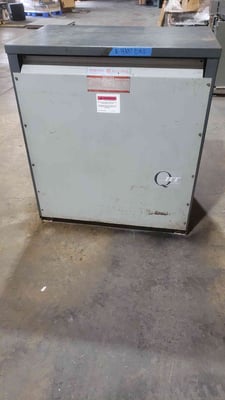 225 KVA, 480 Primary, 208/120 Secondary General Electric #9T23A3877, Transformer, 3PH, Class AA