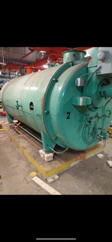 125 HP Cleaver-Brooks #CB700-125, Gas Fired Boiler Assembly, 480 Volts, 11A, 3PH, 1984