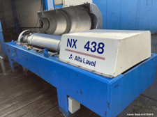 Alfa-Laval #NX-438" B-31G, Solid Bowl Decanter Centrifuge, 316 Stainless Steel, 3650 RPM, frame mount on legs