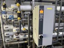 Reverse Osmosis Water Treatment System, Dual Ultrafiltration, 900 GPM, 50 HP, 450 psi, AB PLC