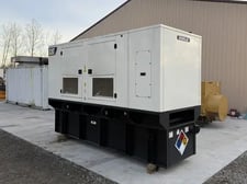 300 KW Caterpillar #C9, diesel generator set, 480 Volts, 3-phase, 1800 RPM, sound attenuated enclosure, 2012