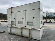 450 KW Cummins #DFEJ, diesel generator set, 277/480 Volts, 3-phase, 1800 RPM, sound attenuated enclosure, 2007