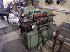 Piranha #P3, ironworker with tooling, 50 ton, attachments, serial #1430
