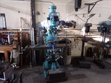 Enco, vertical milling machine, 9" x48" power table, 1.5 KW, Acu-Rite digital read out