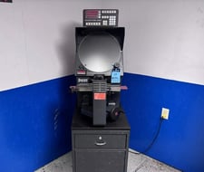 16" Starrett #Sigma-HE400, horizontal benchtop optical comparator, Quadra Chek 2000 DROs