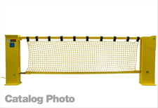 Resource dock, APS, impact barrier gate, 9' OA length, 42" height of top rail, never used (4 available)