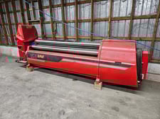 100" x 5/16" Davi #MCA2520, CNC 4-Roll Plate Rolling Machine, 8" top roll diameter, 7" bottom roll diameter