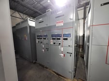 General Electric, 25 kV Medium Voltage Metal-Clad Switchgear, 1200 amp, (2) vacuum circuit breakers, 3PH