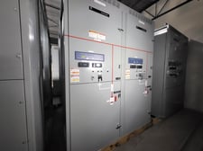 General Electric, 25 kV Medium Voltage Metal-Clad Switchgear, 1200 amp, 3P, (2) panel mount distribution