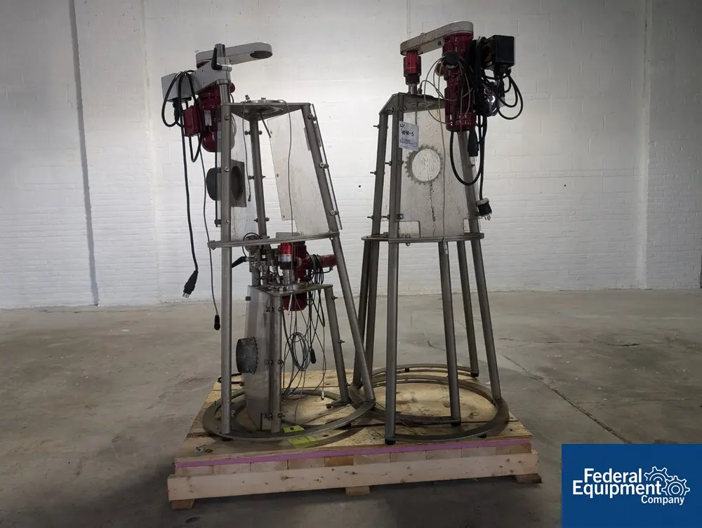 Buchiglasuser, Reactor Stands, LOT of 3, w/ drives, AS IS