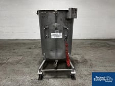 100 gallon Northland, tank, Stainless Steel, 30" diameter x 18" straight side, open top, flat bottom, 1986