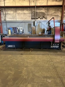 Omax #Maxiem-1530, Waterjet, 5' x10' table, 30 HP, 0.84 GPM, 50,000 Psi, Chiller, RO System, 2015