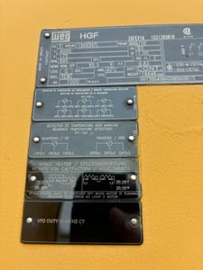 1300 HP 895 RPM Weg, Frame 8006/10T, TEFC, BB, 4000 Volts, 60hz
