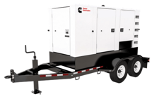 150 KW Cummins #C150D2RE, Towable Diesel Generator, PowerCommand 3.3 control system, 255-gallon fuel tank