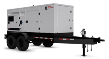 200 KW Cummins #C200D2RE, Towable Diesel Generator, PowerCommand 3.3 control system, 255-gallon fuel tank