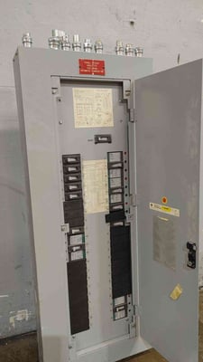 600 Amp, GE A-Series, Panelboard, 480/277 Volts, 3PH, 3W, AF49S w/ Main