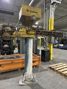 Castec #CEL-300, Continuous Mixer, 15 HP Motor, w/ Pump Cabinet, Alphaset Sand Additive Feeder