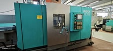 Index #C200, CNC lathe, 3 turrets, 2 spindles, Fanuc 31i-B, with MBL barfeed, 2014
