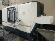 DMG, Mori #NLX-3000/700, CNC turning center, 12" chuck, 16.9" dia., 28.1" lgth, 2-Axis, tailstock, chip