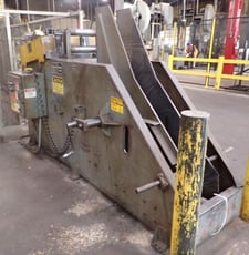 10000 lb. Jaybird, coil cradle & straightener, 12" x .187" stock, 60" outside dimension, 7-roll straightener