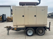 150 KW Kato light #D150F-J4T2, Portable Diesel Generator, 6.8 Liter John Deere engine, circuit breaker, 1800