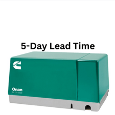 5.5 KW Cummins/Onan #QG5500, Propane RV generator, 2400 RPM, 120 Volt