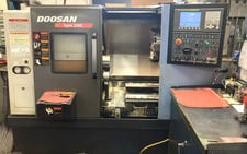 Daewoo Doosan #Lynx-220LC, lathe, 20" swing, 12.6" diameter x 21" L, 2.5" bar, 20 HP, 4000 RPM, 12 turret