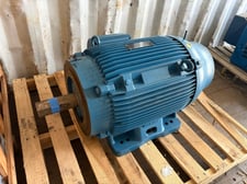 100 HP 1800 RPM WEG, Frame 404/5TC w/ Base, TEFC, 230/460 Volts, 10018ET3E405TC-W22 NS