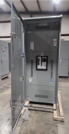 3000 Amps, Eaton, PRLX Switchboard, 4-wire, NEMA 3R, LSIG-protected main circuit breaker, 480/277 Volt, 3PH