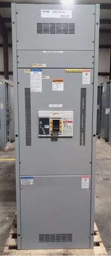 1600 Amps, Eaton, PRLC Low-Voltage Switchboard, 4-wire, LSI-protected main circuit breaker, 480/277 Volt