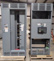 2500 Amps, Square D, QED Low-Voltage Switchboard, 4-wire, ERMS trip unit, 480/277 Volt, 3PH