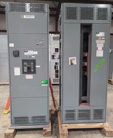 800 Amps, Square D, QED I-Line Low-Voltage Power Distribution Switchboard, molded case main breaker