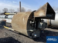 1,000 gallon Mix Tank, Stainless Steel, 6' diameter x 5' straight side, flat top, dish bottom, agitator