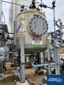 400 gallon Trumbo, Recevier Tank, Stainless Steel, dish top & bottom, 15 psi, legs, 2002