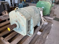 60 HP 1200 RPM Powertron, Frame 407AT, DPFVBB, 500 VA, 300 VF
