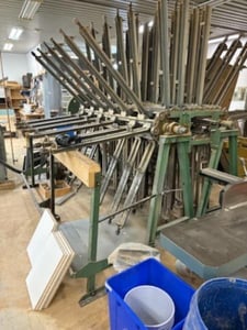 Taylor #16-Section, 16-Section, Pneumatic, 8.5' Clamping Width, (96) Total Clamps, 32" Clamp Opening w/2.5" H