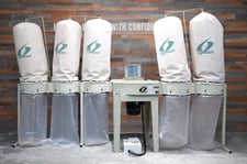 8975 cfm Extrema #DC-3200S-Typhoon, Fabric Filtration Modular Dust Collection System, (5) Fabric Filter Top