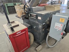 12" Diehl #MR-90, Roll Feed Gang Rip Saw, 2.5" max Thickness, 5" min. Stock length, 2.75" Bore, 25" x 52"