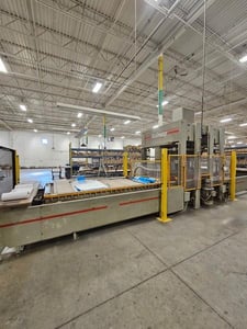 Kolmag #PSM.2L.V.265X130, Membrane Press, Fluid, 106.3" x 52" Platen, (3) 10.43" diameter Pressure Cylinders