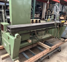Maka #RDB-5, Multi-Head Mortiser, 3-Head, 7" L x 7/8" width x 4" D max Mortise capacity, 96" L Table, (2)