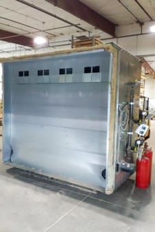 120" width x 96" H x 192" D, Columbia Coatings #Kool-Koat-KK10816, Gas-Fired Powder Coating Oven
