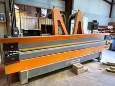 Profilematic #EZ-754, Profile Shaper, 4-Station, 6" Chain Drive, 1" diameter Spindle, 2" width Sanding Belt