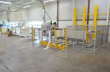 Choice Machinery Group #C12XX, Rip Saw Material Handling System, 24"-27" width x 36"-109" L x 0.5"-1.13"