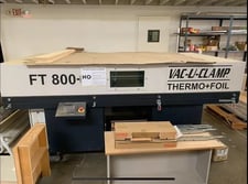 Vac-U-Clamp #FT-800+, Thermoforming Vacuum Press, Clam Shell Type, 50" x 105" Work Area, 6-8 min. Curing