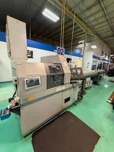 Citizen Cincom #L20E-2M8, CNC Swiss lathe, Mitsubishi 70LPC-V Control, 0.787" spindle hole diameter, 144"