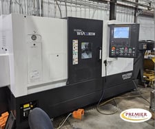 Hyundai Wia #L300C, CNC turning center, Fanuc I Series Smart Plus Control, 29.5" swing, 3.5" bar, 15" chuck