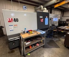Haas #ST-40, CNC lathe, 35.5" swing, 15" chuck, 4" bar, programmable servo tailstock, 2022