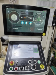 DMG, Mori #NLX-1500Y/500, CNC lathe, 36.4" swing, 6" chuck, 2" bar, 15.1" dia., 20.2" lgth, A2-5, 12 turret