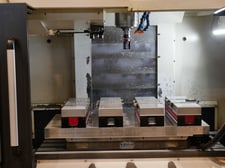 Hyundai Wia #F500, 30 automatic tool changer, 41.7" X, 20.1" Y, 25" Z, 10000 RPM, #40, Fanuc I, chip